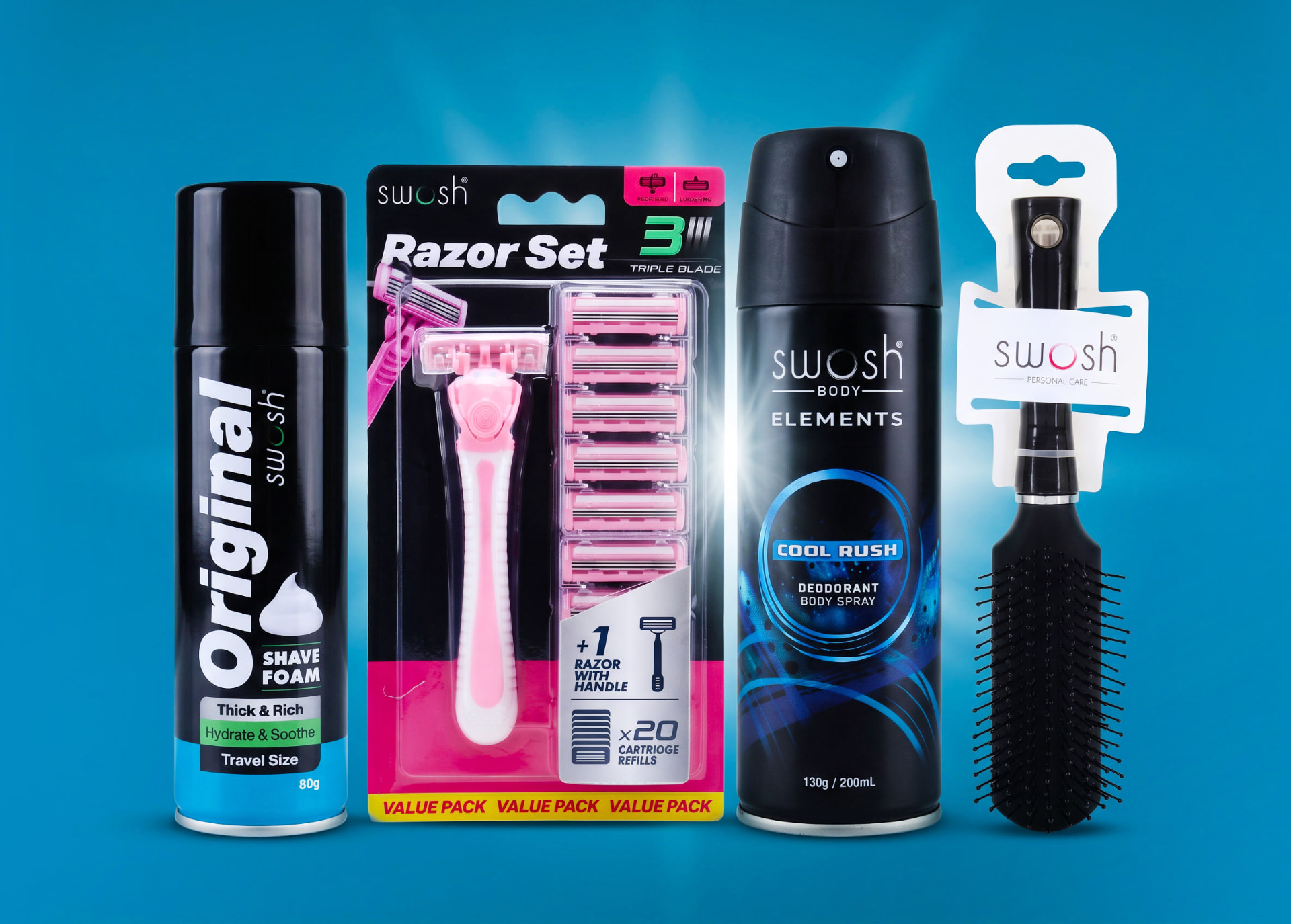 Swosh product range