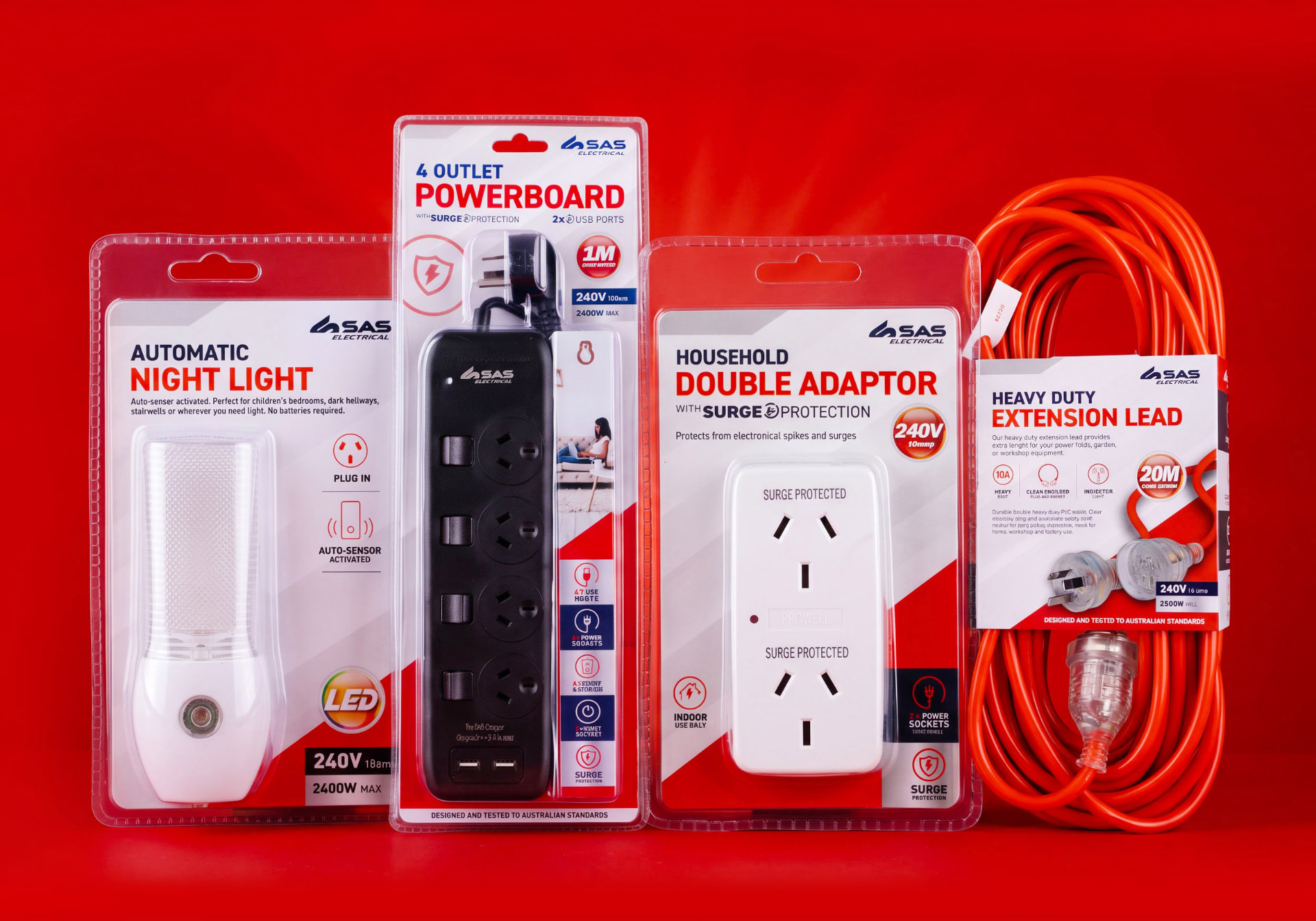 SAS Electrical product range